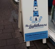 Lighthouse cookshop A Board