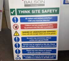 Balson site safety board