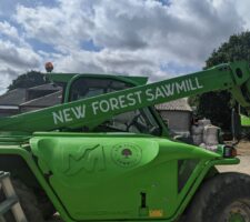 New forest sawmill telehandler