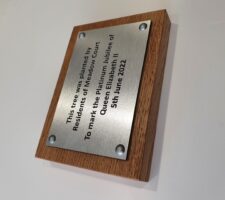 Engraved Jubilee Plaque